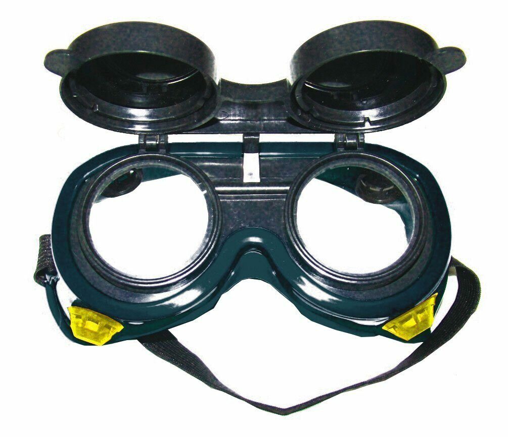 Очки защитные с затемненным минеральным стеклом